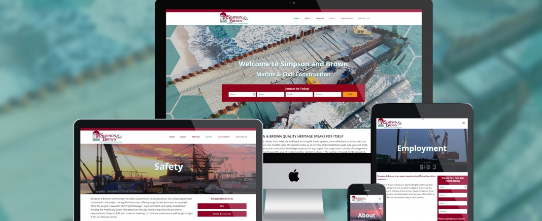 Simpson & Brown Launches Upgraded Website